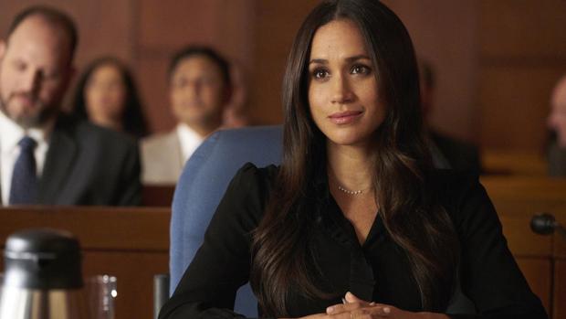 Escena de Meghan Markle en la serie Suits